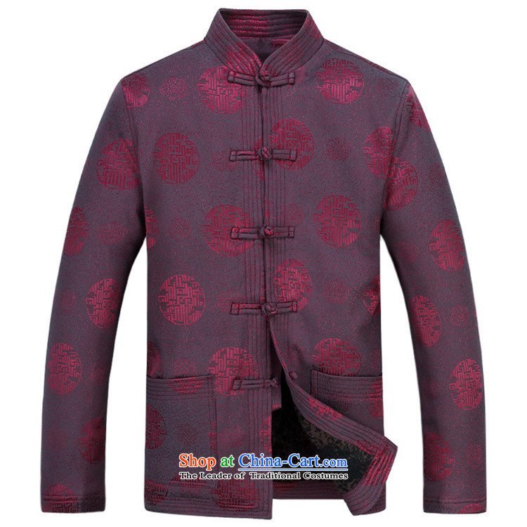 Rollet thickened HIV men in Tang Dynasty cotton jacket older Men's Mock-Neck Chinese Spring Festival cotton coat birthday gift brown XL Photo, prices, brand platters! The elections are supplied in the national character of distribution, so action, buy now enjoy more preferential! As soon as possible.