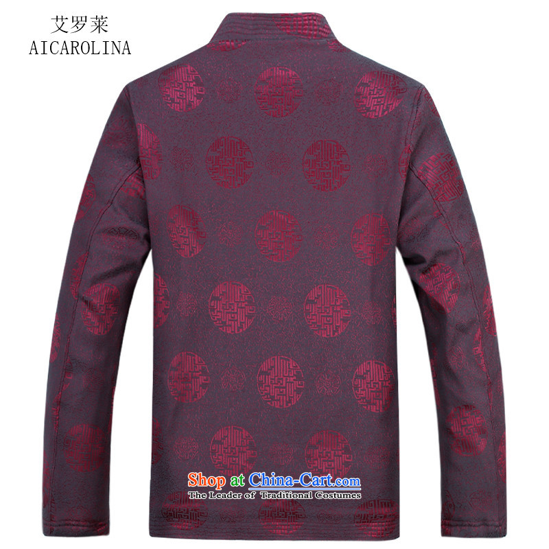 Hiv Rollet autumn and winter loose cotton men jacket in Tang Tang dynasty elderly men brown  XXL, HIV ROLLET (AICAROLINA) , , , shopping on the Internet