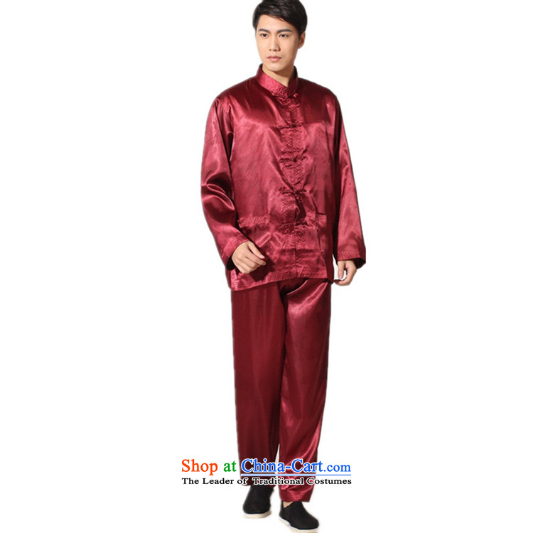 In accordance with the fuser trendy new) Older Men's Long-Sleeve straight up a Field installed kit Tang detained kung fu shirt sanshou Lgd/m3011# Serving Sauces Red 2XL Photo, prices, brand platters! The elections are supplied in the national character of distribution, so action, buy now enjoy more preferential! As soon as possible.