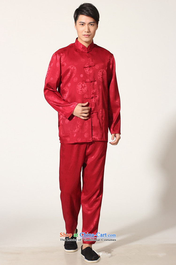 In accordance with the fuser trendy new) older men of ethnic Chinese Tang dynasty package and the services of the Netherlands LGD/M0050# kung fu -C, wine red M picture, prices, brand platters! The elections are supplied in the national character of distribution, so action, buy now enjoy more preferential! As soon as possible.