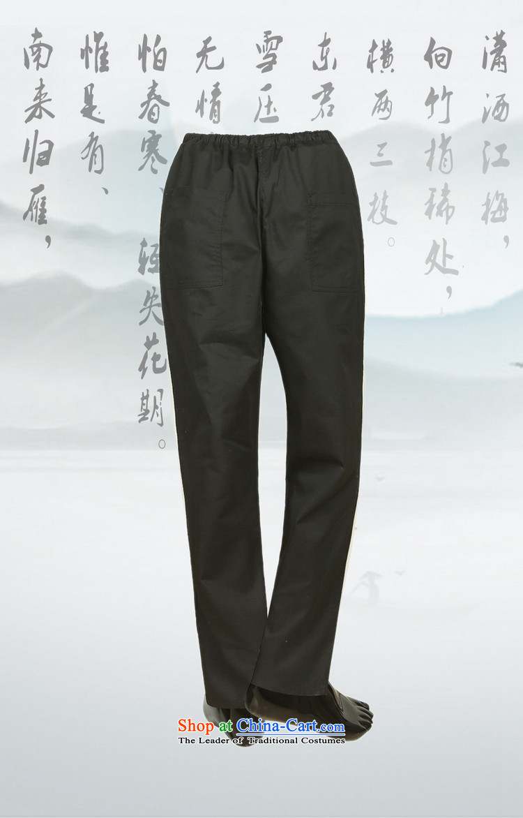 Spring 2015 Yang Shuai New Men Tang pants China Wind Pants and cotton national costumes loose version of Chinese elastic waist comfort with a straight black 41/175 picture, prices, brand platters! The elections are supplied in the national character of distribution, so action, buy now enjoy more preferential! As soon as possible.