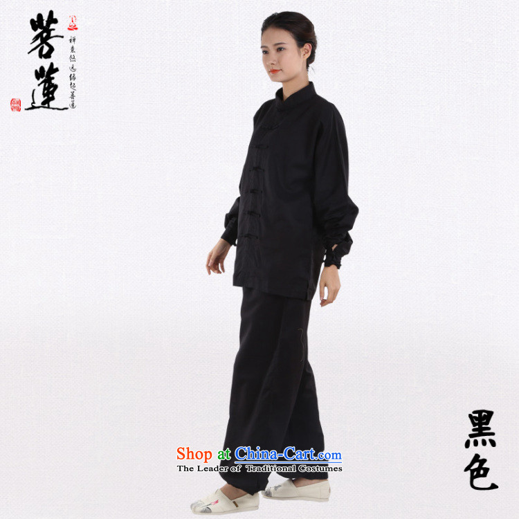 On cotton linen flax Lin dulls thin, men and women serving long-sleeved ball-tai chi meditation martial arts practitioners show services morning gray-blue XL Photo, prices, brand platters! The elections are supplied in the national character of distribution, so action, buy now enjoy more preferential! As soon as possible.