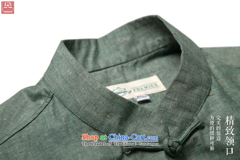 Renowned 2015 China wind spring and autumn men Chinese cotton linen Sau San disk tie china Mock-Neck Shirt linen pure color improved Tang Dynasty Gray Movement (2XL) picture, prices, brand platters! The elections are supplied in the national character of distribution, so action, buy now enjoy more preferential! As soon as possible.