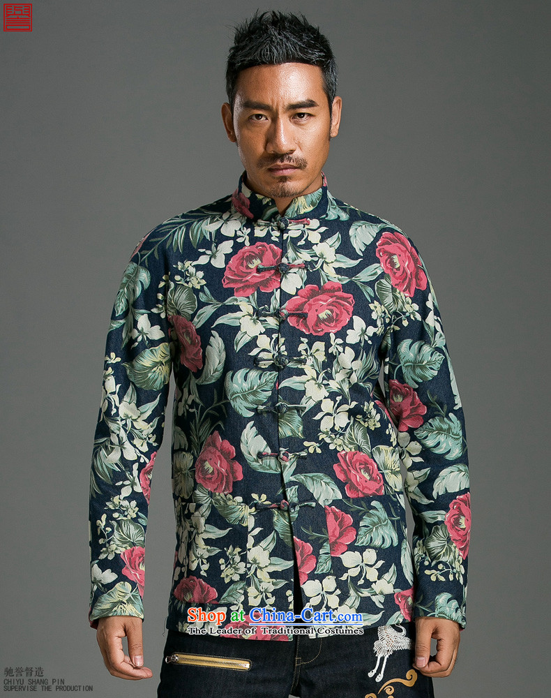Renowned China wind suit Male clip stylish disc stamp decorated in stylish personality Tang saika jacket suit 2 pieces (global big picture), prices, brand platters! The elections are supplied in the national character of distribution, so action, buy now enjoy more preferential! As soon as possible.