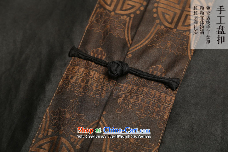 Renowned men silk short-sleeved Tang Dynasty Chinese shirt Men's Shirt herbs extract cloud of incense yarn men's short-sleeved black in Tang Dynasty 170 pictures, prices, brand platters! The elections are supplied in the national character of distribution, so action, buy now enjoy more preferential! As soon as possible.