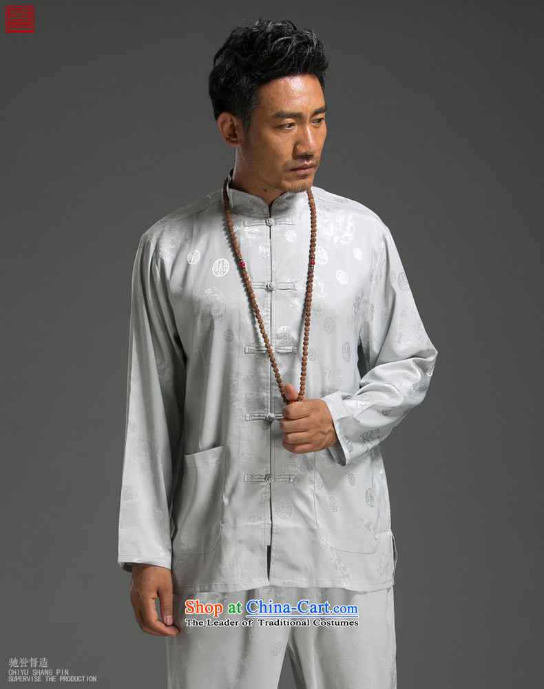 Renowned Tang dynasty China wind and long-sleeved Tang Dynasty Package for summer package men t-shirt Chinese men's heads of White (17), the price and the brand image of Platters! The elections are supplied in the national character of distribution, so action, buy now enjoy more preferential! As soon as possible.