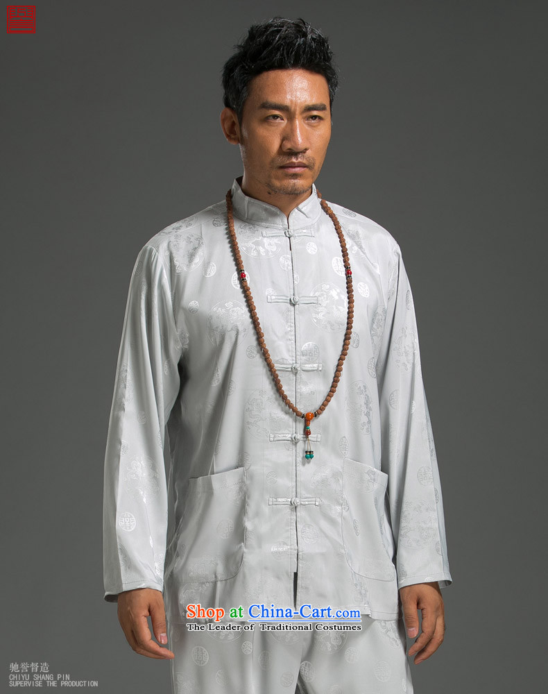 Renowned Tang dynasty China wind and long-sleeved Tang Dynasty Package for summer package men t-shirt Chinese men's heads of White (17), the price and the brand image of Platters! The elections are supplied in the national character of distribution, so action, buy now enjoy more preferential! As soon as possible.