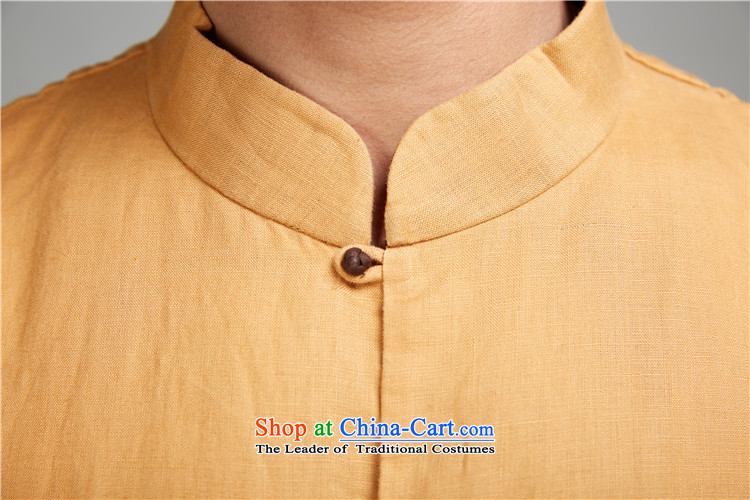 I should be grateful if you would have Fudo Ching Tak new summer 2015, flax and Tang dynasty short-sleeved ethnic 100% snap loose knots in the linen Version Chinese clothing yellow L picture, prices, brand platters! The elections are supplied in the national character of distribution, so action, buy now enjoy more preferential! As soon as possible.