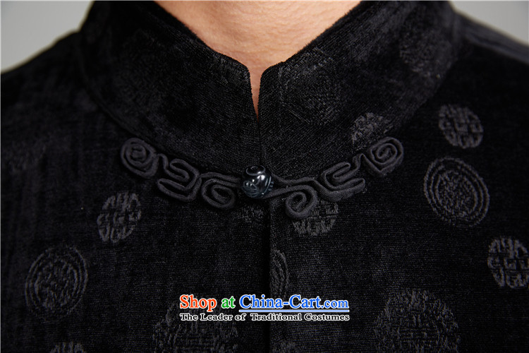 Fudo De Yu Fu  2015 Autumn Chinese Wind Men's Jackets middle-aged men Tang dynasty personality embroidery disc detained leisure even black circle XXXL shoulder jacket picture, prices, brand platters! The elections are supplied in the national character of distribution, so action, buy now enjoy more preferential! As soon as possible.