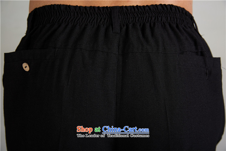 Fudo de 2015 Chinese men in the wind cotton linen trousers jogging summer leisure stay trousers elasticated trousers China wind Chinese clothing black XXL picture, prices, brand platters! The elections are supplied in the national character of distribution, so action, buy now enjoy more preferential! As soon as possible.