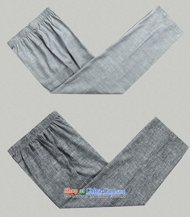 - Wolf JIEYA-WOLF, New Tang dynasty men's short-sleeved spring, summer, autumn and recreational sport trousers pockets of four flax Tai Chi Man 4 light gray pants pocket 170/M picture, prices, brand platters! The elections are supplied in the national character of distribution, so action, buy now enjoy more preferential! As soon as possible.