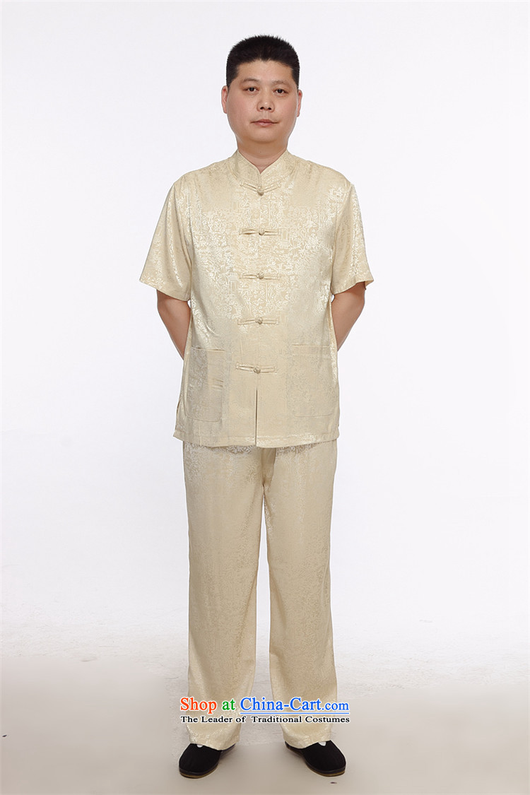 Rollet HIV from older men short-sleeved larger men summer retro China wind her father, middle-aged men pure color blue Tang dynasty XL Photo, prices, brand platters! The elections are supplied in the national character of distribution, so action, buy now enjoy more preferential! As soon as possible.