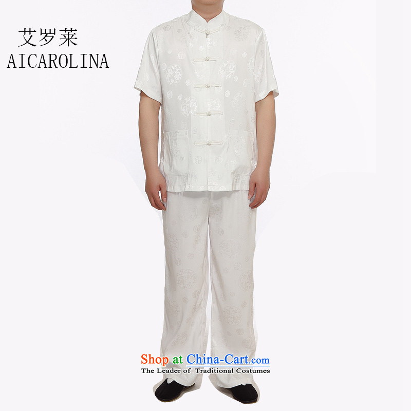 Rollet HIV from older men Tang Kit Casual relaxd father replacing middle-aged Short-Sleeve Men national costumes White M, HIV (AICAROLINA ROLLET) , , , shopping on the Internet