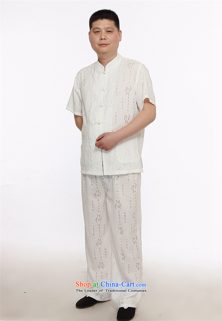 Kanaguri mouse new summer) Older Tang dynasty short-sleeved male linen package with larger national father clothing White XXL picture, prices, brand platters! The elections are supplied in the national character of distribution, so action, buy now enjoy more preferential! As soon as possible.