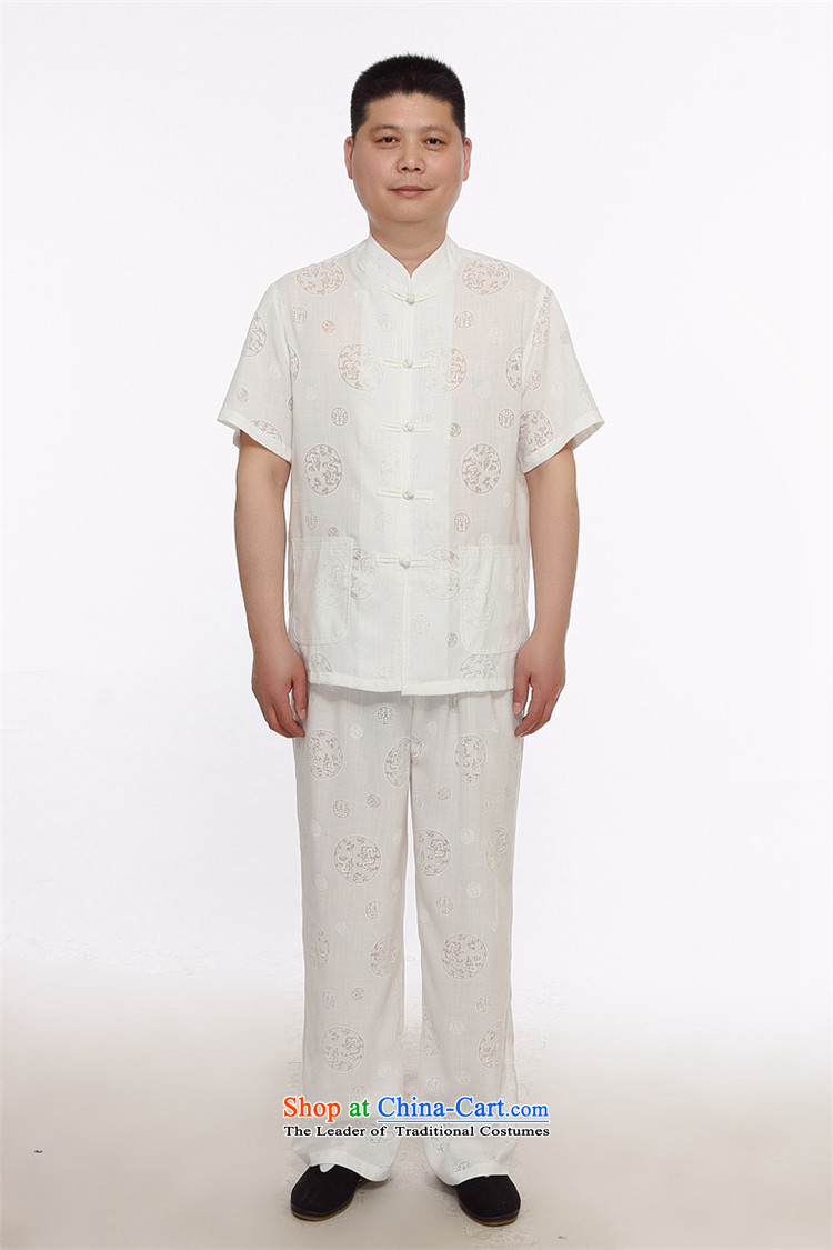 Kanaguri mouse linen men Tang Dynasty Package short-sleeved shirt summer manually disc detained Chinese Tang dynasty white XXXL picture, prices, brand platters! The elections are supplied in the national character of distribution, so action, buy now enjoy more preferential! As soon as possible.