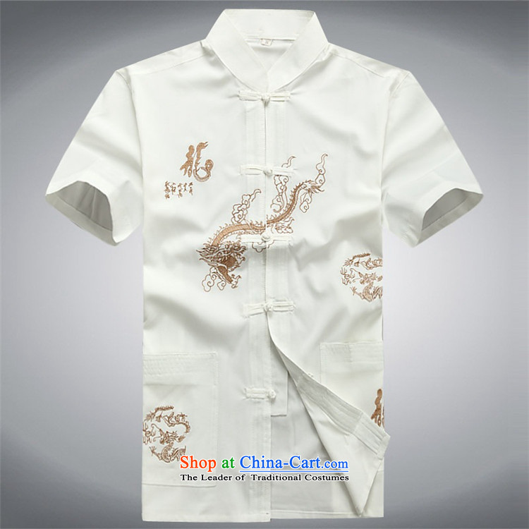 Hiv Rollet 2015 Spring New Men Tang dynasty male summer short-sleeve kit Chinese men beige jacket  165/S picture, prices, brand platters! The elections are supplied in the national character of distribution, so action, buy now enjoy more preferential! As soon as possible.