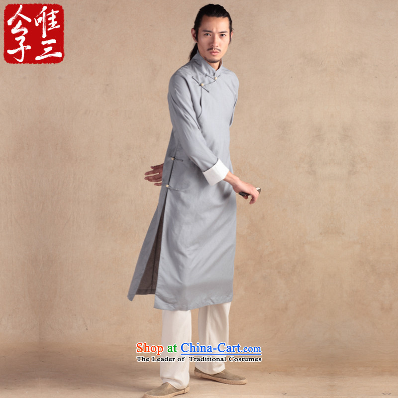 Cd 3 China wind wind Chhnang Sau San linen cotton linen Chinese national costumes and spring and autumn coats of ethnic Tang dynasty (S) CD 3 soot small shopping on the Internet has been pressed.