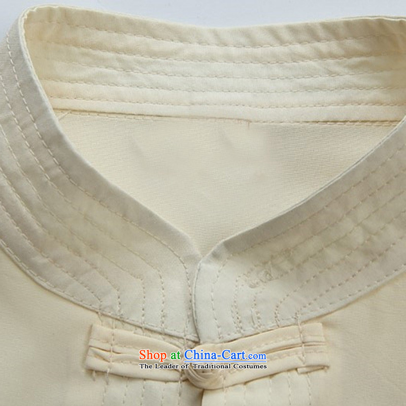 Hiv Rollet New Tang dynasty male short-sleeved shirts in older men Tang Dynasty Package for summer short-sleeve kit grandfather Tang dynasty white kit 190/XXXL, HIV ROLLET (AICAROLINA) , , , shopping on the Internet