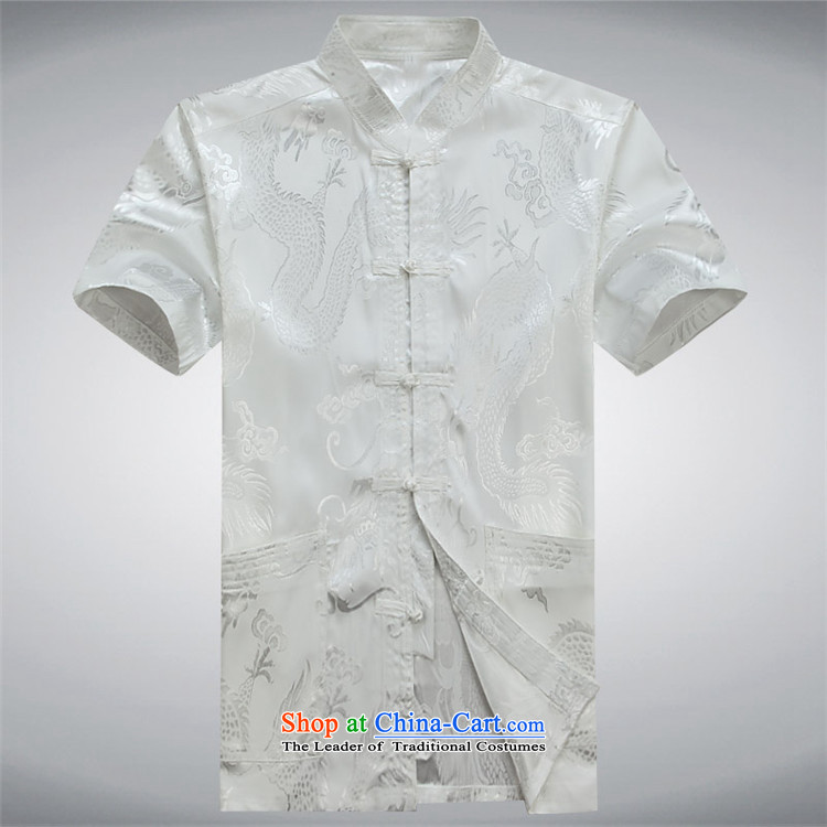Hiv Rollet middle-aged men and summer 2015 kit tray clip collar Tang Dynasty Chinese clothing White Kit L picture, prices, brand platters! The elections are supplied in the national character of distribution, so action, buy now enjoy more preferential! As soon as possible.