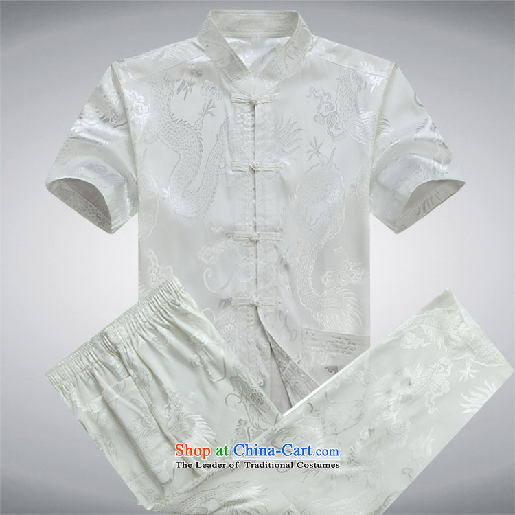 Hiv Rollet middle-aged men and summer 2015 kit tray clip collar Tang Dynasty Chinese clothing White Kit L picture, prices, brand platters! The elections are supplied in the national character of distribution, so action, buy now enjoy more preferential! As soon as possible.