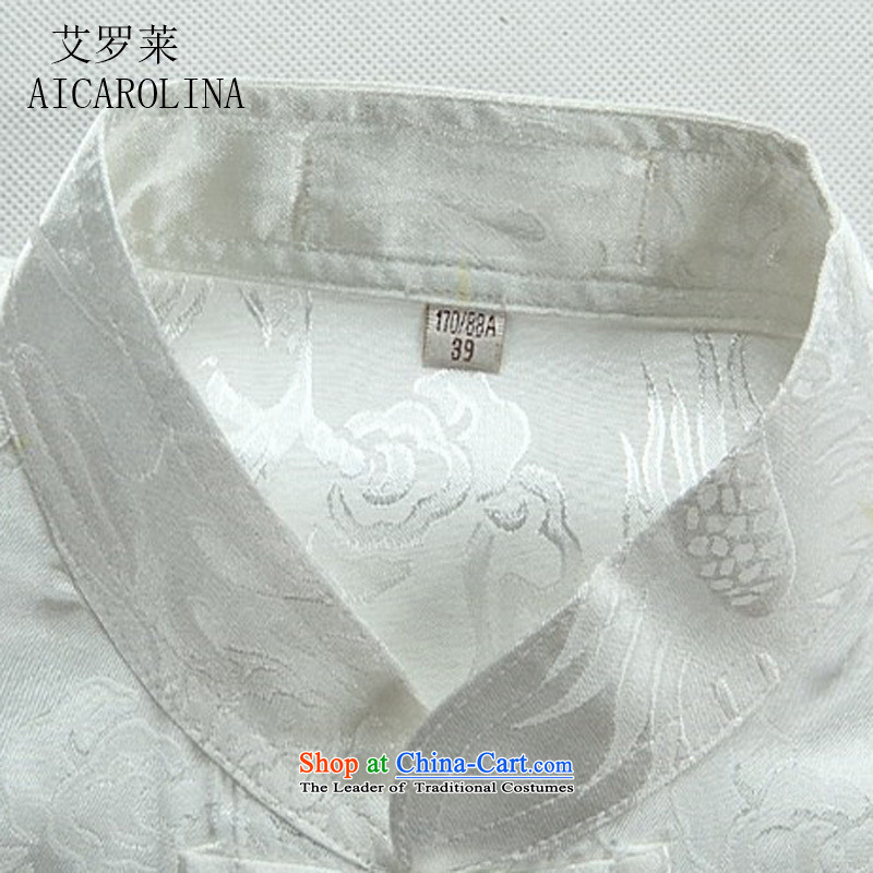 Rollet HIV in the spring and autumn of older men Tang dynasty long-sleeved T-shirt Kit Chinese middle-aged men and leisure services ball-beige kit M HIV ROLLET (AICAROLINA) , , , shopping on the Internet