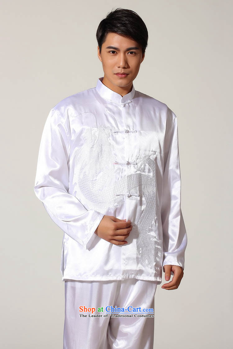 Ko Yo Overgrown Tomb Gigi Lai Man 2015 new embroidered dragon loaded Tang Dynasty Chinese Tai Chi-tang damask on long-sleeved shirt collar kung fu two male M0014 KIT M0010 M picture, prices, brand platters! The elections are supplied in the national character of distribution, so action, buy now enjoy more preferential! As soon as possible.