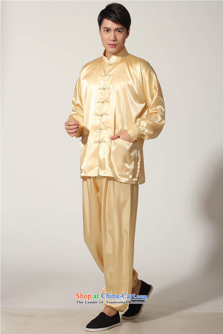 Ko Yo Overgrown Tomb Gigi Lai Man 2015 New Tang dynasty solid color kit damask kit two Chinese men and tai chi Tang dynasty service long-sleeved shirt collar M0048 kung fu M0048 L picture, prices, brand platters! The elections are supplied in the national character of distribution, so action, buy now enjoy more preferential! As soon as possible.