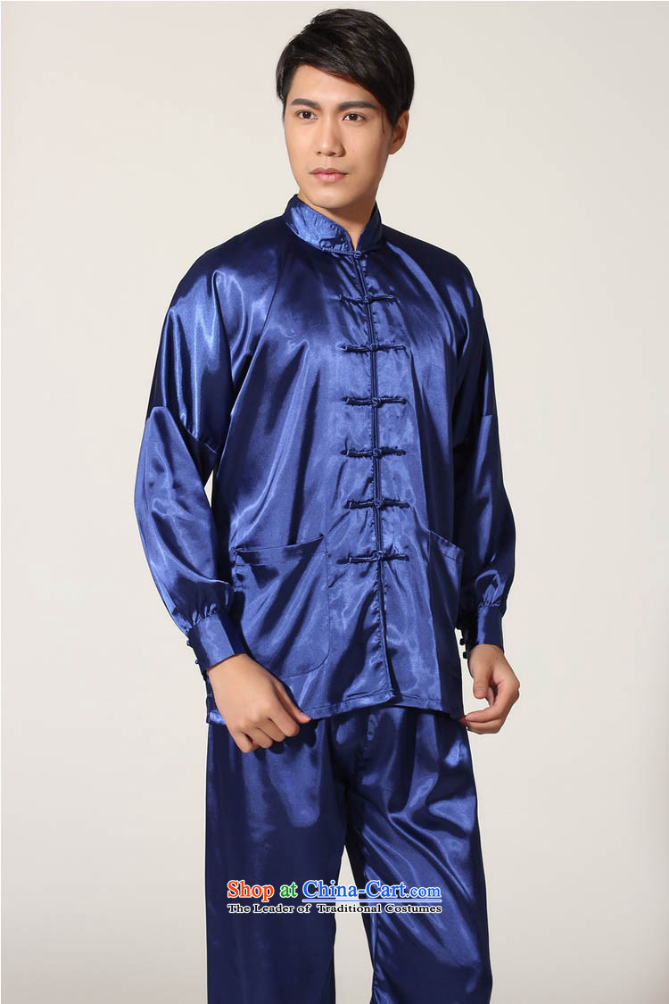 Ko Yo Overgrown Tomb Gigi Lai Man 2015 New Tang dynasty solid color kit damask kit two Chinese men and tai chi Tang dynasty service long-sleeved shirt collar M0048 kung fu M0048 L picture, prices, brand platters! The elections are supplied in the national character of distribution, so action, buy now enjoy more preferential! As soon as possible.