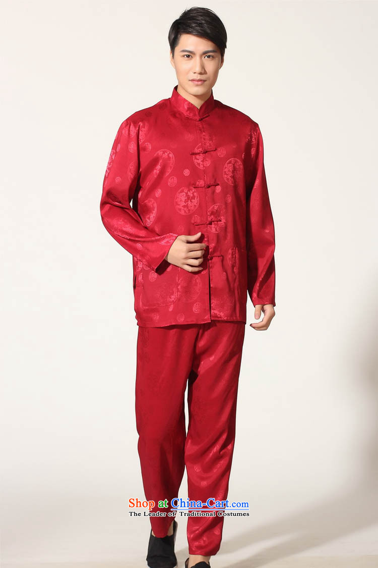 Ko Yo Overgrown Tomb Gigi Lai Man 2015 New Tang Dynasty Solid Color Kit Chinese leisure services of ancient Korean Men's Mock-Neck long-sleeved shirt kit damask kung fu M0050 M0050-C M picture, prices, brand platters! The elections are supplied in the national character of distribution, so action, buy now enjoy more preferential! As soon as possible.