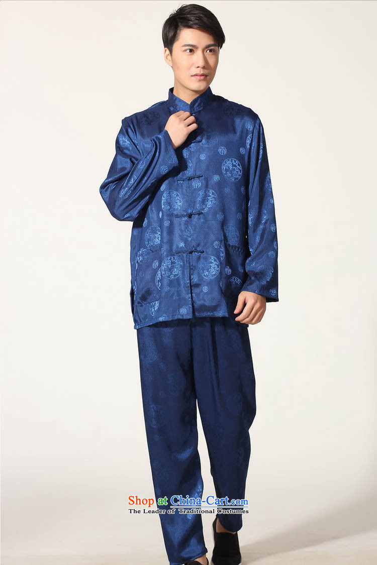 Ko Yo Overgrown Tomb Gigi Lai Man 2015 New Tang Dynasty Solid Color Kit Chinese leisure services of ancient Korean Men's Mock-Neck long-sleeved shirt kit damask kung fu M0050 M0050-C M picture, prices, brand platters! The elections are supplied in the national character of distribution, so action, buy now enjoy more preferential! As soon as possible.