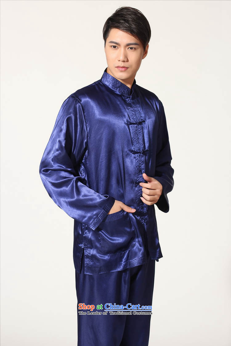 Ko Yo Overgrown Tomb Gigi Lai Chi-ancient 2015 long-sleeved shirt collar kung fu kit damask New Men Tang Dynasty Solid Color Kit Chinese ancient male M3010 M3010 L picture, prices, brand platters! The elections are supplied in the national character of distribution, so action, buy now enjoy more preferential! As soon as possible.