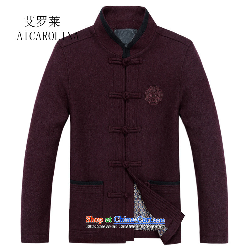 Rollet middle-aged autumn HIV jackets 2015 new tray clip Tang jackets, coats of older long-sleeved red M, HIV (AICAROLINA ROLLET) , , , shopping on the Internet