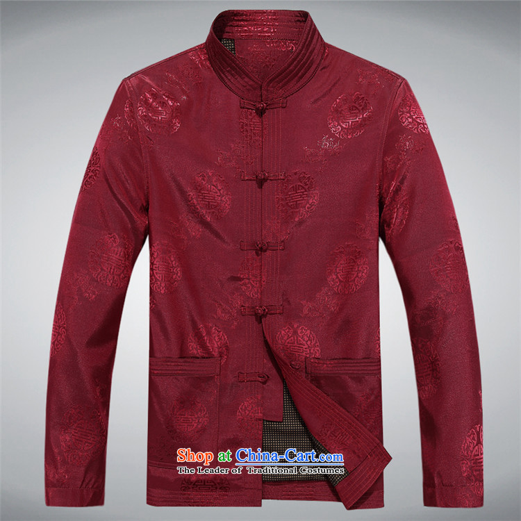 Hiv Rollet spring and summer New China wind in Tang Dynasty older men and a long-sleeved jacket with grandpapa jacket Chinese clothing and color pictures, prices, XXXL brand platters! The elections are supplied in the national character of distribution, so action, buy now enjoy more preferential! As soon as possible.