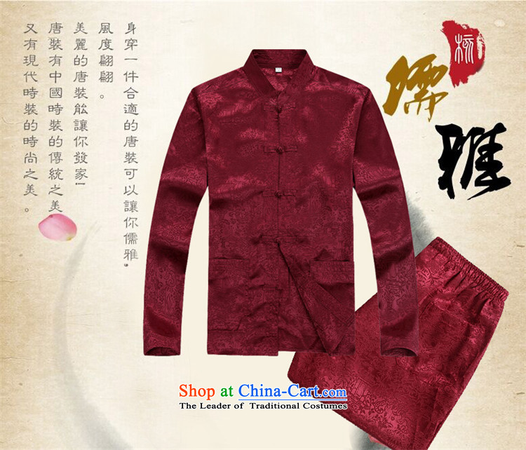 Hiv Rollet men Tang dynasty long-sleeved kit national costumes large load dad middle-aged China wind Chinese clothing White Kit L picture, prices, brand platters! The elections are supplied in the national character of distribution, so action, buy now enjoy more preferential! As soon as possible.