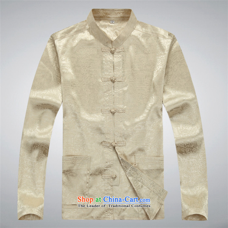 Hiv Rollet men Tang dynasty long-sleeved kit national costumes large load dad middle-aged China wind Chinese clothing White Kit L picture, prices, brand platters! The elections are supplied in the national character of distribution, so action, buy now enjoy more preferential! As soon as possible.
