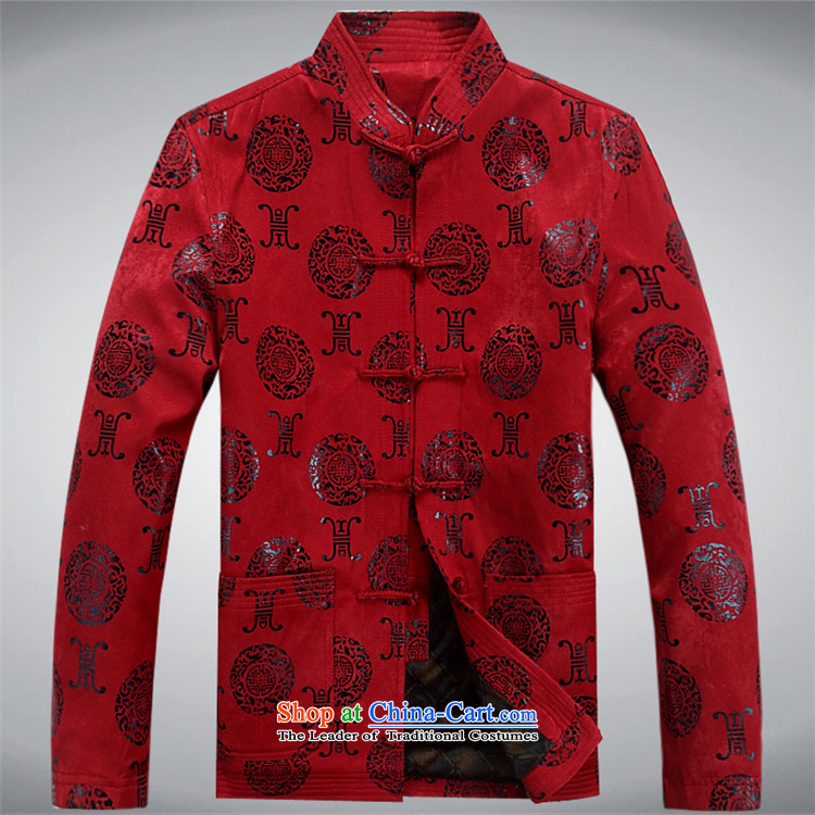 Hiv Rollet 2015 Tang dynasty collar middle-aged men's shirt ethnic Grandpa Male Red XXXL picture, prices, brand platters! The elections are supplied in the national character of distribution, so action, buy now enjoy more preferential! As soon as possible.
