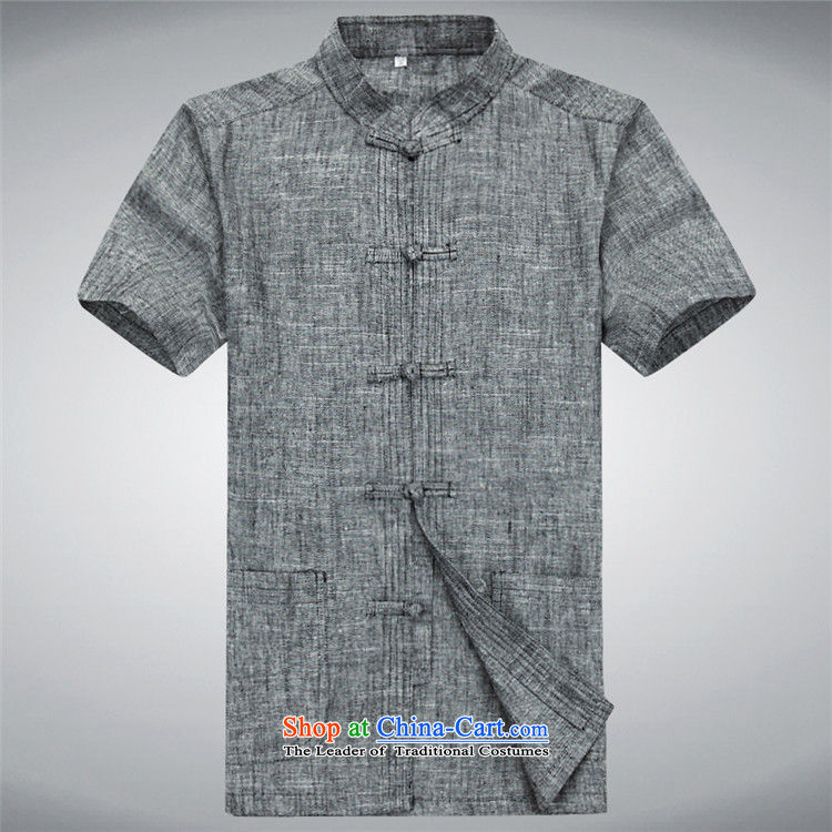 Hiv Rollet Men's Jackets Short-Sleeve Men Father Boxed Kit Chinese Han-Tang dynasty elderly ethnic light gray kit M picture, prices, brand platters! The elections are supplied in the national character of distribution, so action, buy now enjoy more preferential! As soon as possible.
