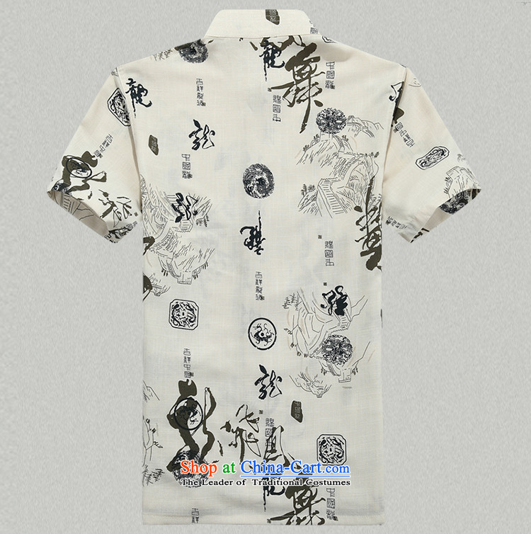 - Wolf JEYA-WOLF, New Tang dynasty men's short-sleeved T-shirt summer fine cotton linen thin, Tang dynasty men's national dancer, Leisure Taegeuk 190/XXXL white picture, prices, brand platters! The elections are supplied in the national character of distribution, so action, buy now enjoy more preferential! As soon as possible.