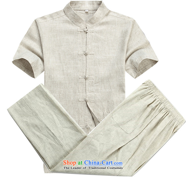 Kanaguri mouse men Tang Dynasty Package short-sleeved shirt summer manually disc detained Chinese national costumes light gray suit L picture, prices, brand platters! The elections are supplied in the national character of distribution, so action, buy now enjoy more preferential! As soon as possible.