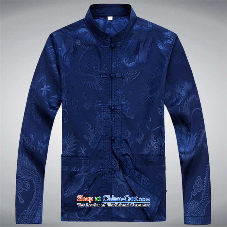 Beijing spring and summer thin, OSCE long-sleeved blouses Tang men older shirt kung fu shirt father casual Kit Red Kit L picture, prices, brand platters! The elections are supplied in the national character of distribution, so action, buy now enjoy more preferential! As soon as possible.