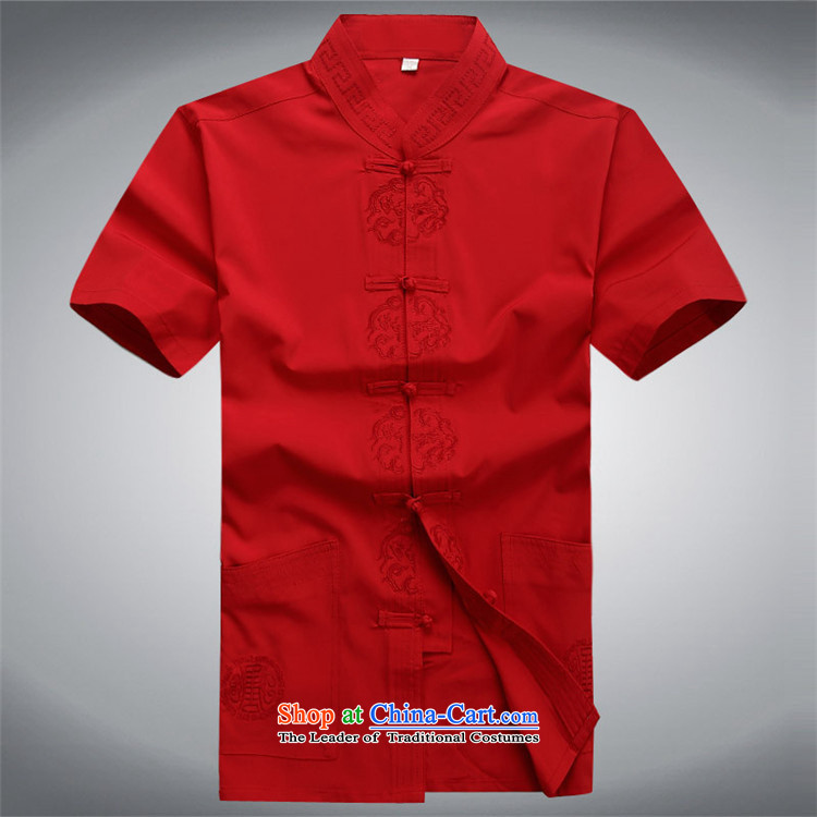 Traditional middle-aged men Tang dynasty kanaguri mouse male short-sleeved T-shirt casual male Chinese summer of Tang Dynasty Package White Kit XXXL picture, prices, brand platters! The elections are supplied in the national character of distribution, so action, buy now enjoy more preferential! As soon as possible.