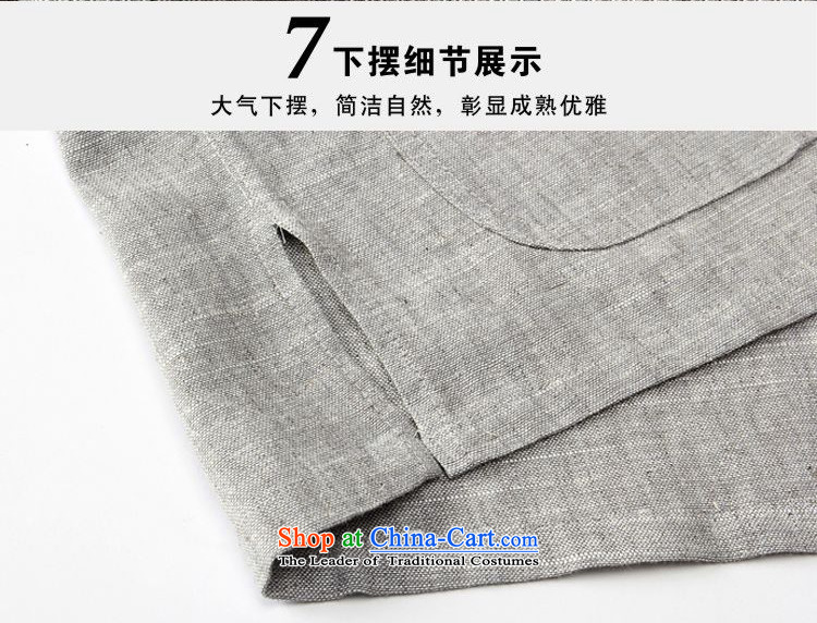 The Secretary for Health Doi 2015 New Pont Sondé, older men, short-sleeved T-shirt summer load father linen breathable China wind leisure Tang Dynasty Gray Photo 170, prices, brand platters! The elections are supplied in the national character of distribution, so action, buy now enjoy more preferential! As soon as possible.