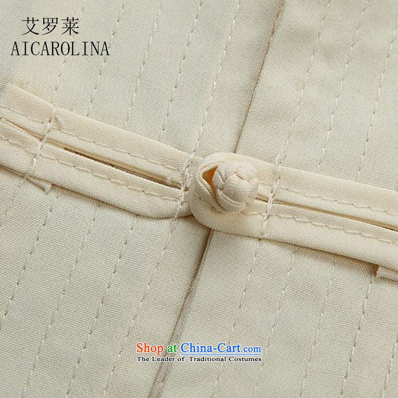 Hiv Rollet men short-sleeved shirt in older summer blouses Men's Mock-Neck Tang Dynasty Package white kit S, HIV (AICAROLINA ROLLET) , , , shopping on the Internet
