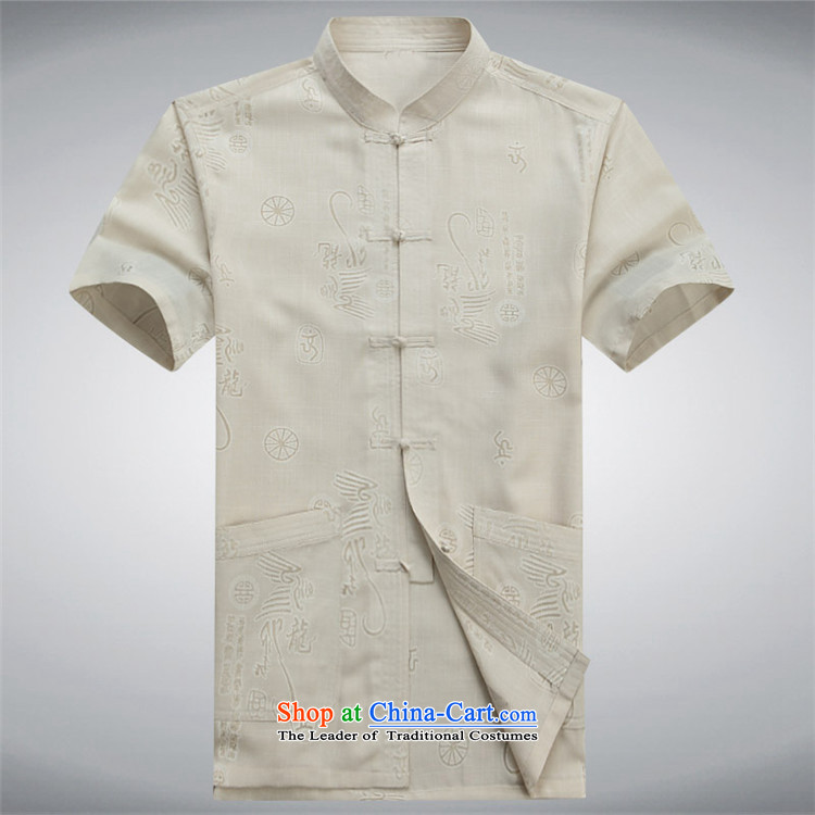 Hiv Rollet 2015 Summer new middle-aged man Tang dynasty collar disc detained leisure short-sleeved ball-Tang dynasty S pictures, white uniform price, brand platters! The elections are supplied in the national character of distribution, so action, buy now enjoy more preferential! As soon as possible.