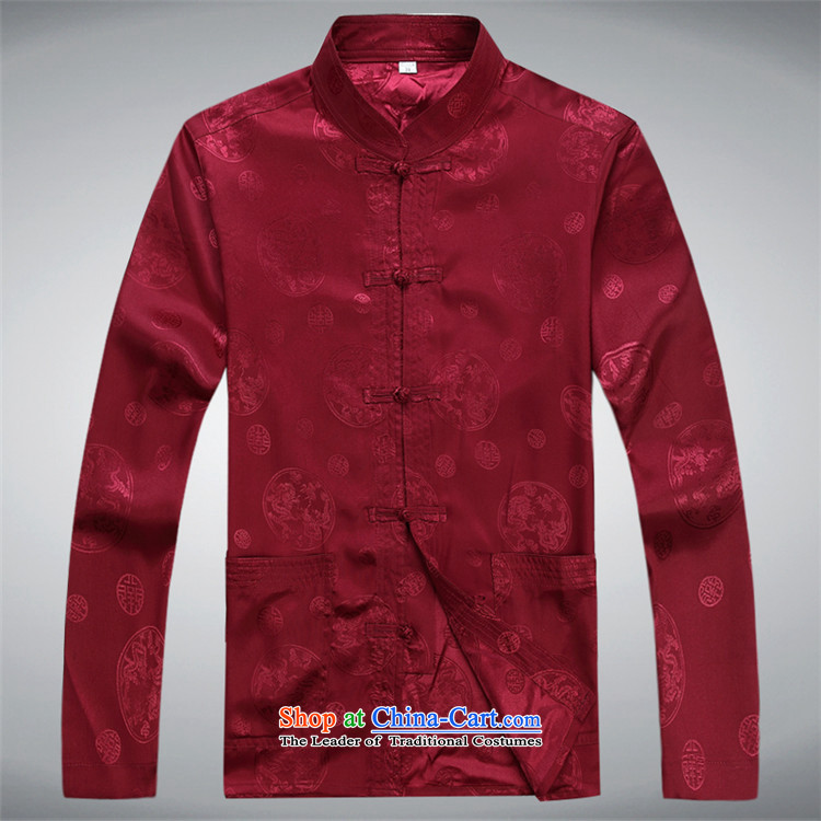 Beijing Europe Tang dynasty and the spring and summer new long-sleeved jacket in Chinese father dress older men Tang Kit installed Red Kit L picture, prices, brand platters! The elections are supplied in the national character of distribution, so action, buy now enjoy more preferential! As soon as possible.