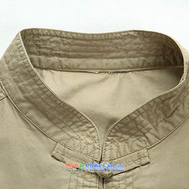 Rollet HIV Tang dynasty in the number of older men and short-sleeved clothes of older persons exercise clothing cotton father jackets cardigan khaki XXXL, HIV ROLLET (AICAROLINA) , , , shopping on the Internet