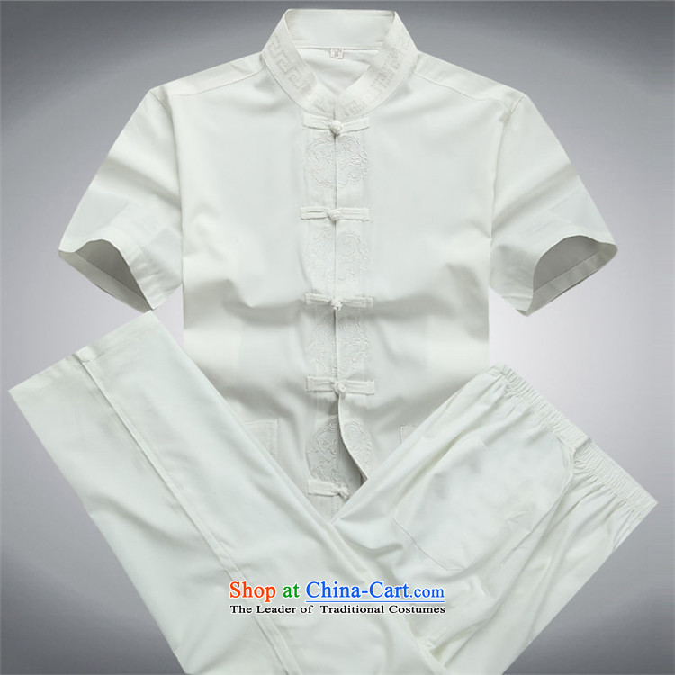 Hiv Rollet men short-sleeved T-shirt package for older men Tang Dynasty Tang dynasty cotton summer short-sleeved shirt increase male beige kit XL Photo, prices, brand platters! The elections are supplied in the national character of distribution, so action, buy now enjoy more preferential! As soon as possible.