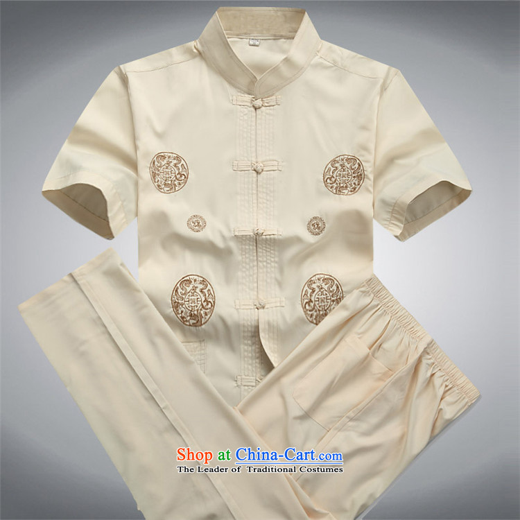 Hiv Rollet summer men Tang Dynasty Package in the summer of older men in spring and autumn Tang dynasty boxed long-sleeved national costumes Chinese grandfather boxed kit S picture beige, prices, brand platters! The elections are supplied in the national character of distribution, so action, buy now enjoy more preferential! As soon as possible.