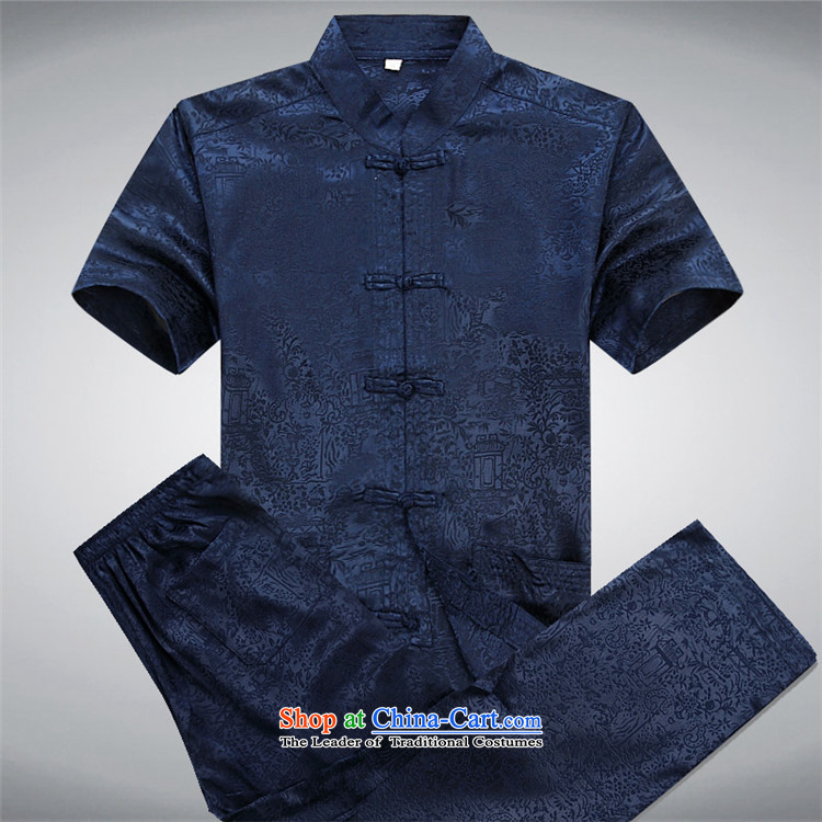 Hiv Rollet spring and summer men Tang dynasty short-sleeve kit of older people in China wind elderly men's grandfather summer White Kit XXXL picture, prices, brand platters! The elections are supplied in the national character of distribution, so action, buy now enjoy more preferential! As soon as possible.