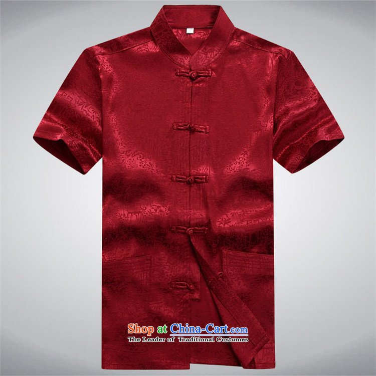 Hiv Rollet spring and summer men Tang dynasty short-sleeve kit of older people in China wind elderly men's grandfather summer White Kit XXXL picture, prices, brand platters! The elections are supplied in the national character of distribution, so action, buy now enjoy more preferential! As soon as possible.